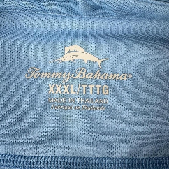 Tommy Bahama Striped Polo Shirts Mens XXXL TTTG Blue Preppy Resortwear Old Money - Picture 4 of 6